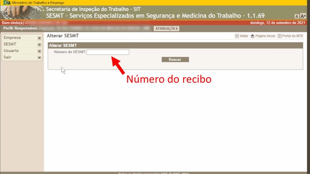 como-registrar-o-sesmt-buscar-número-do-recibo