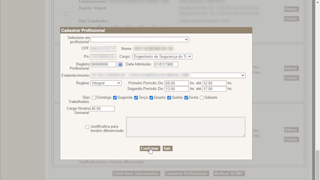 como-registrar-o-sesmt-cadastrando-profissional